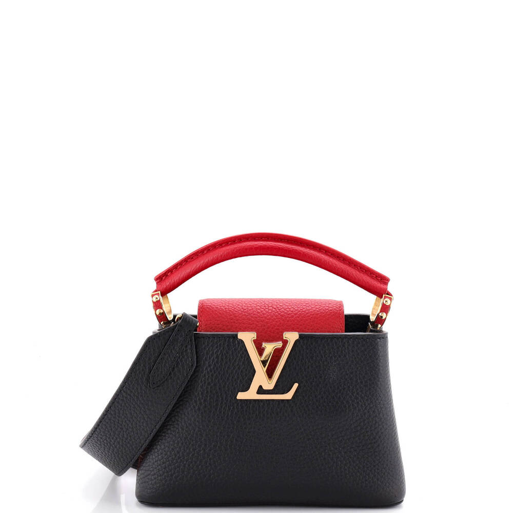 Louis Vuitton Mini Capucines Bag Leather